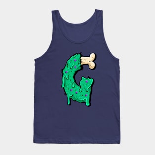 G letter melted zombie Tank Top